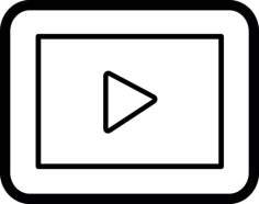 Multimedia Play Option Sticker Svg Vector, Free Vectors File